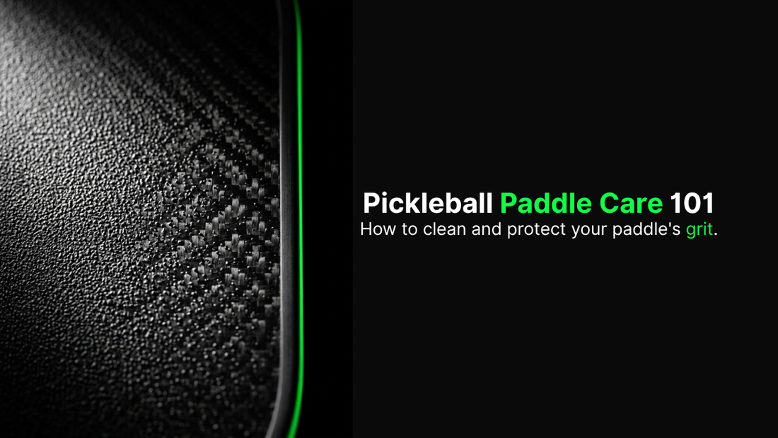 Pickleball Paddle Care 101: How to Clean and Protect Your Paddle's Grit